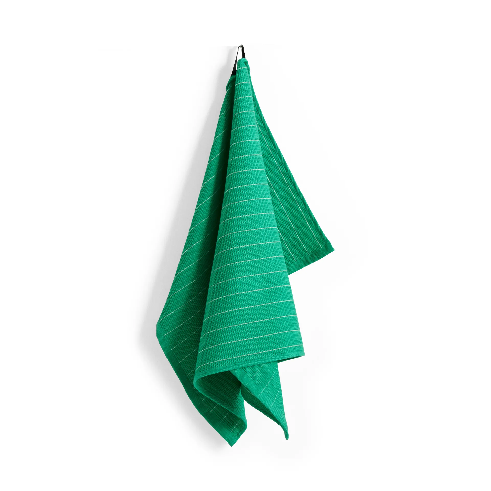 Canteen Küchenhandtuch 52 × 80 cm, Emerald pinstripe HAY