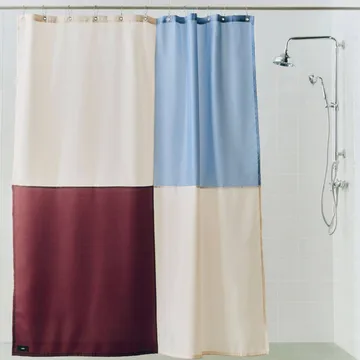 Check Duschvorhang 180×200 cm - Burgundy - HAY