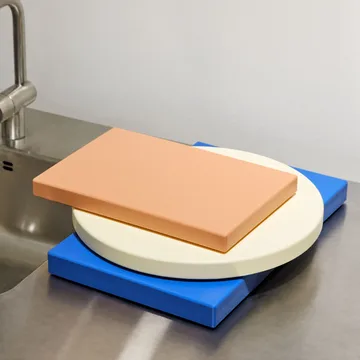 Chopping Board Schneidebrett L Ø34cm - Off-white - HAY