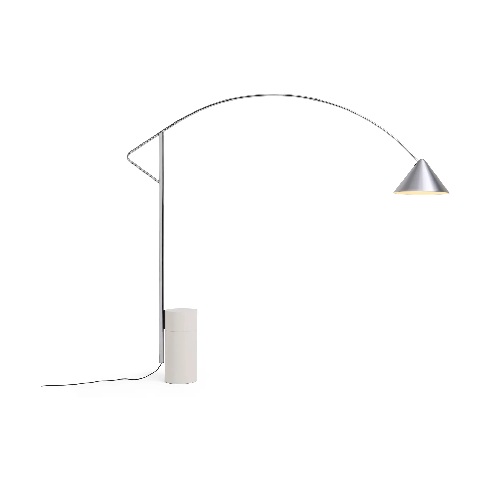 Compass Stehlampe, Silberfarben HAY