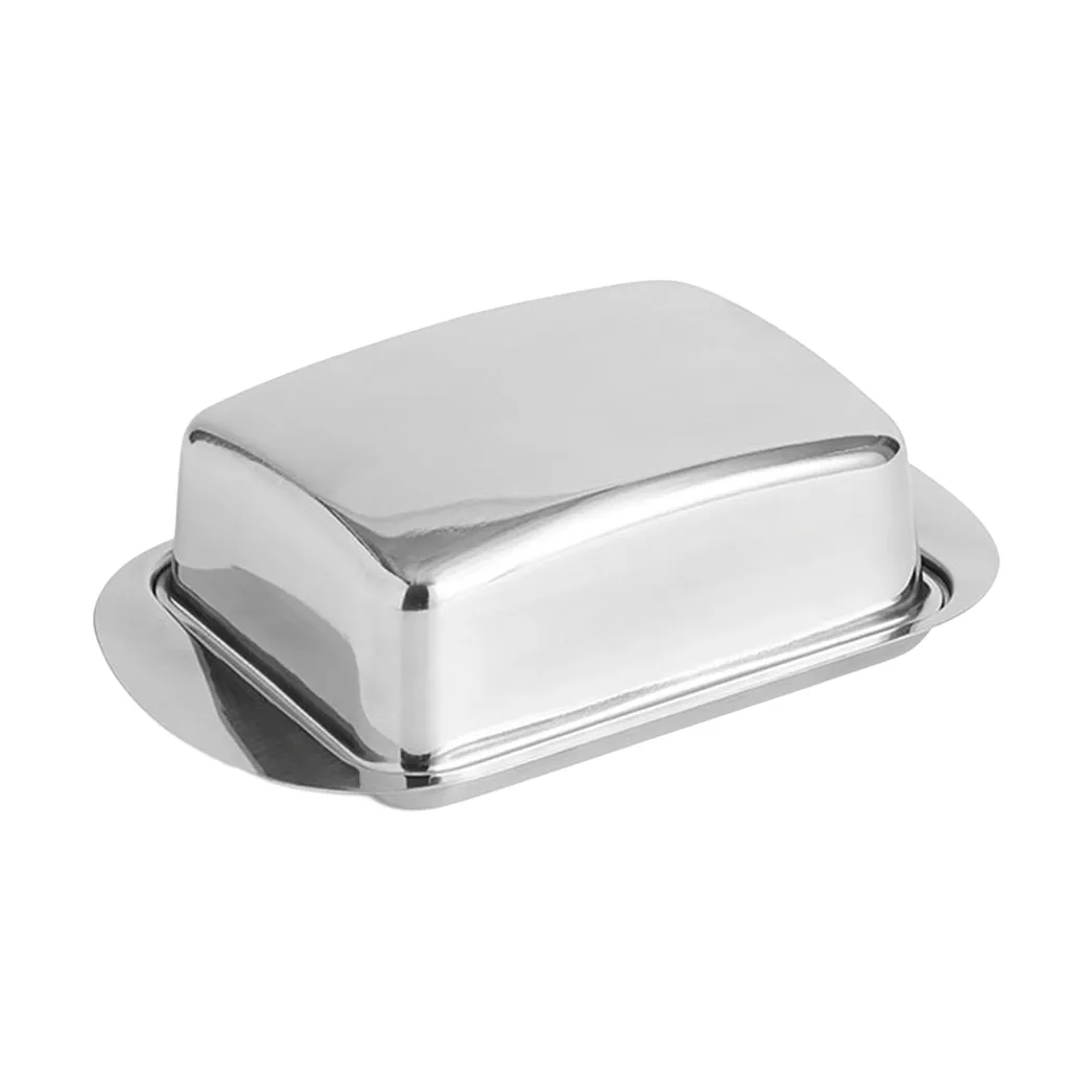 Essential Steel Butterdose, Edelstahl, 10×17 cm HAY