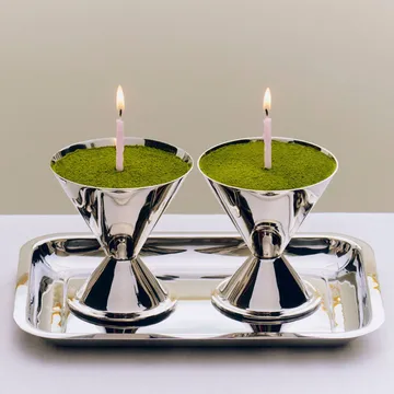 Essential Steel Glassschüssel - Edelstahl, 10,5×Ø10 cm - HAY