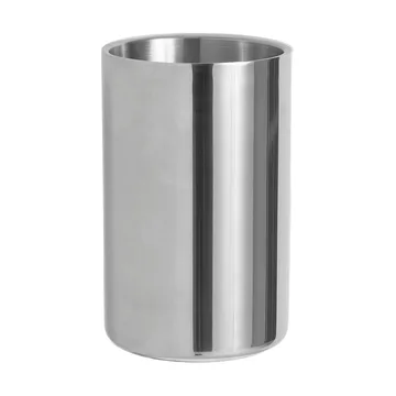 Essential Steel Weinkühler - Edelstahl, 19,5 × Ø12 cm - HAY
