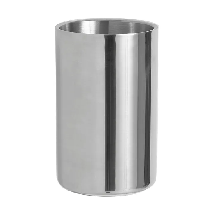 Essential Steel Weinkühler - Edelstahl, 19,5 × Ø12 cm - HAY