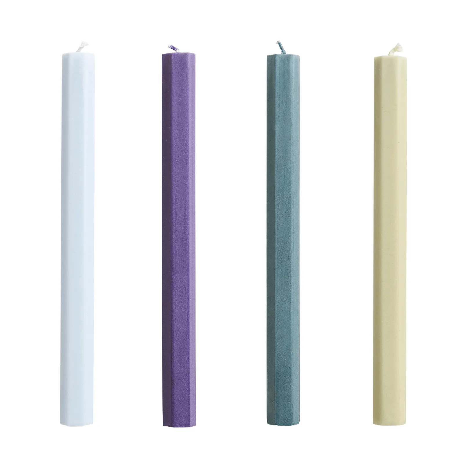 Hexagon Candle Kerzen-Mix 4er-Pack, Meadow HAY