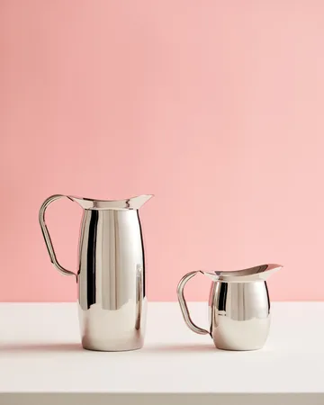 Indian Steel Pitcher Kanne - Tall 0,9 L - HAY