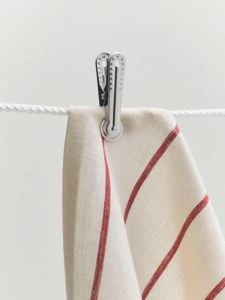 Outdoor Market Küchenhandtuch, Beige-red, 2-pack HAY