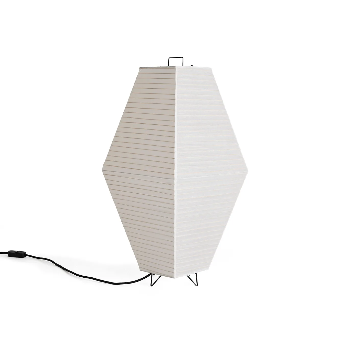 Paper Shade Prism Lampenschirm für Steh- und Tischlampe, Classic white, 30x66 cm HAY