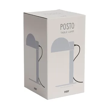 Posto Tischleuchte - Silver grey - HAY