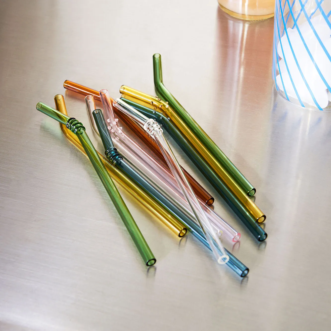 Sip Swirl Trinkhalm 6er Pack, Multi HAY