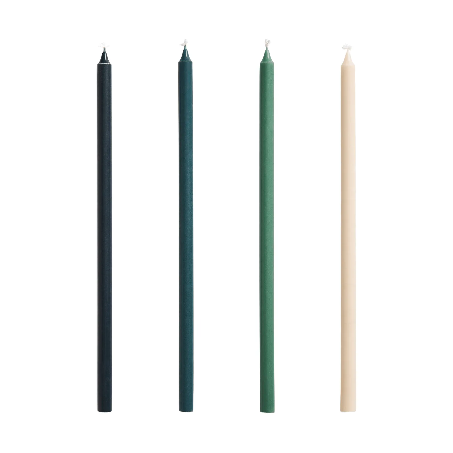 Slim Kerzen 4er-Pack, Green-dark green HAY