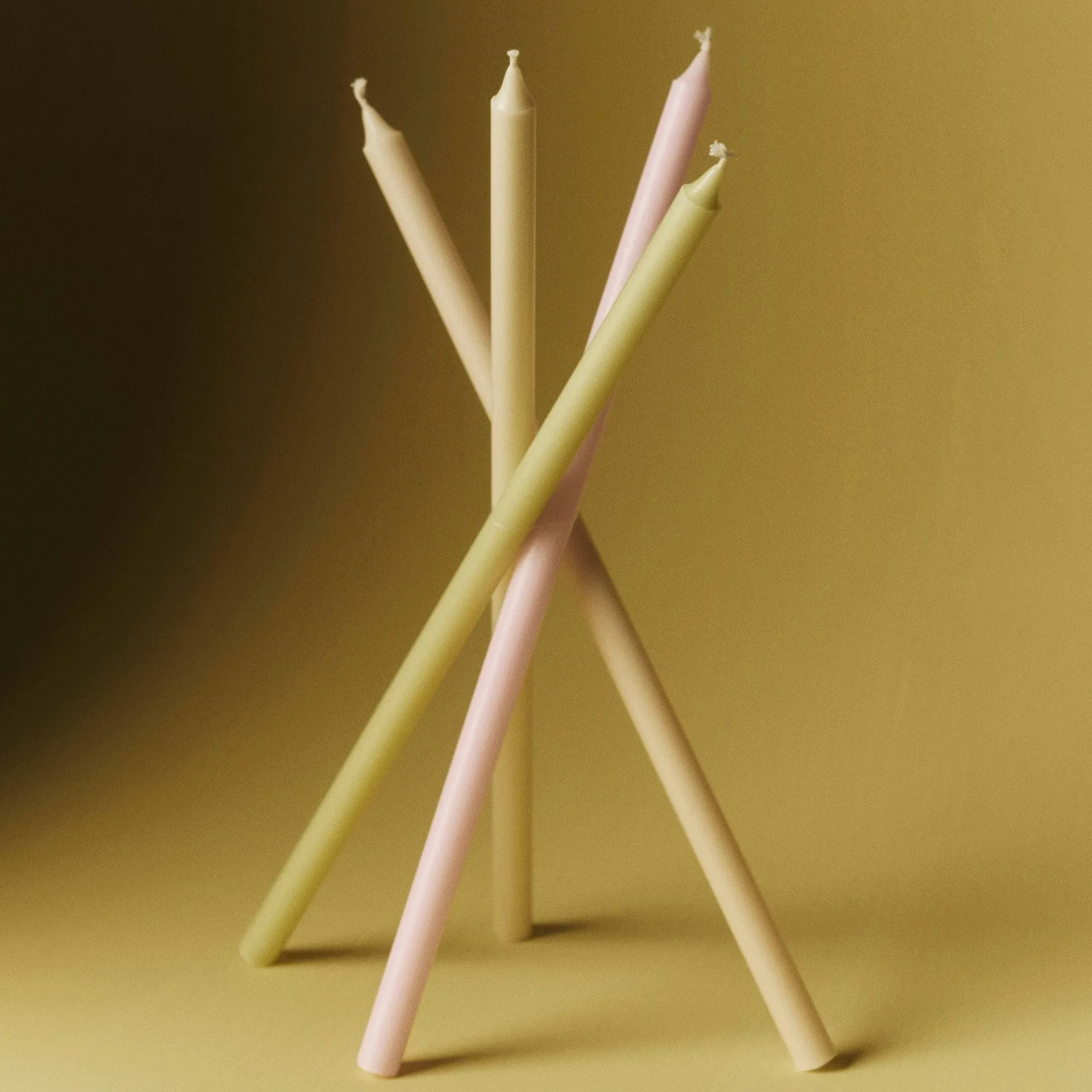 Slim Kerzen 4er-Pack, Pastels HAY