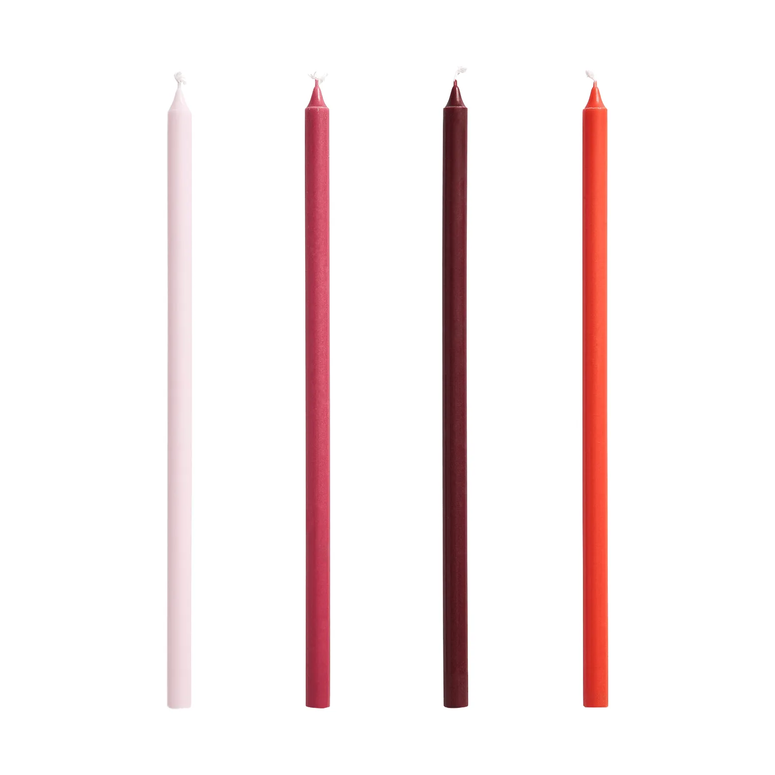 Slim Kerzen 4er-Pack, Pink-red HAY