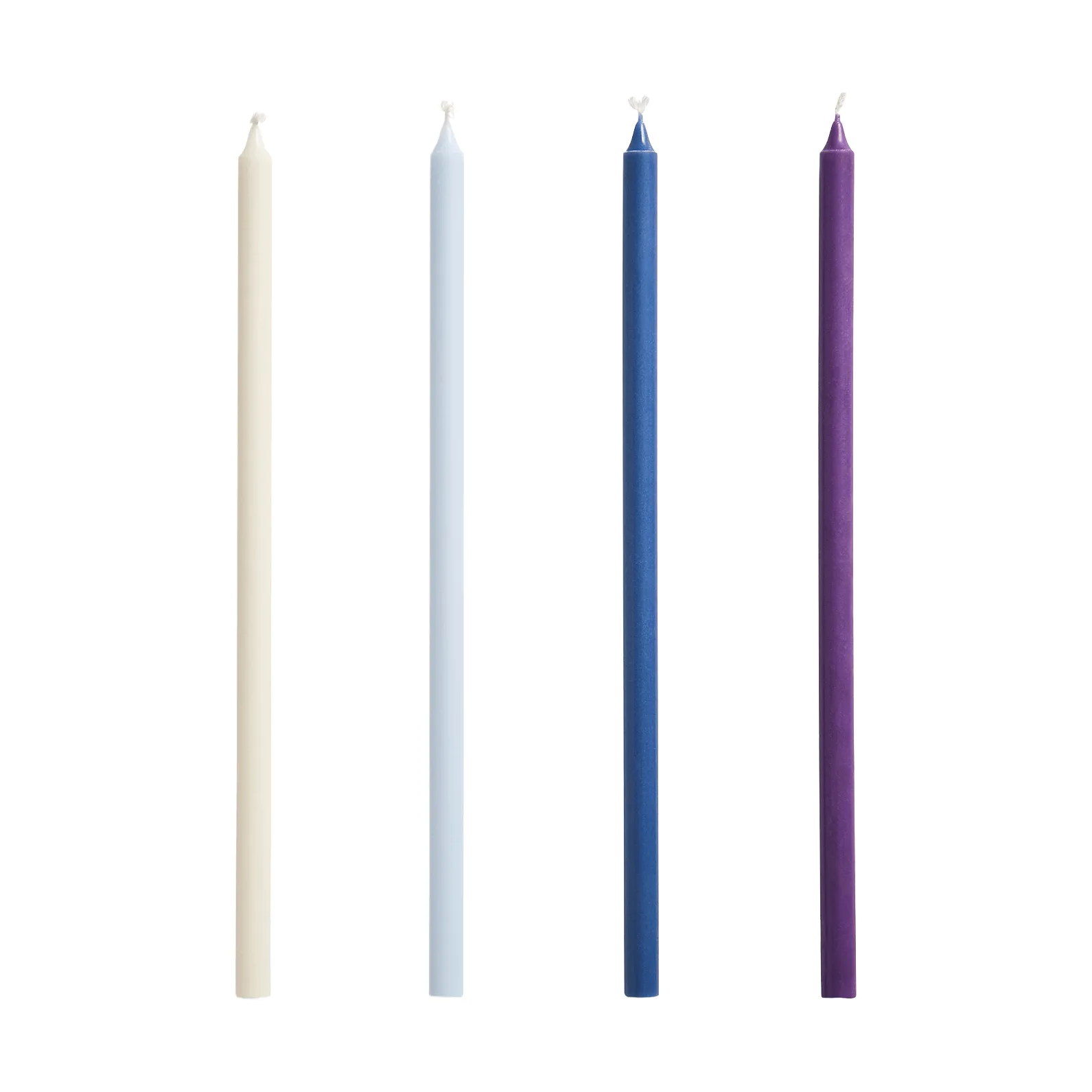 Slim Kerzen 4er-Pack, Purple-blue HAY
