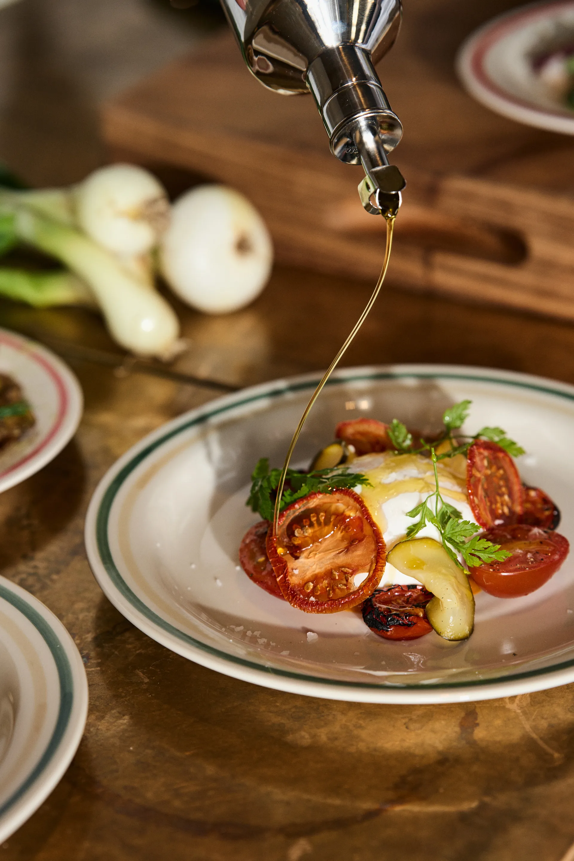 Sobremesa Teller Ø24,5cm 2er Pack, Green-sand HAY