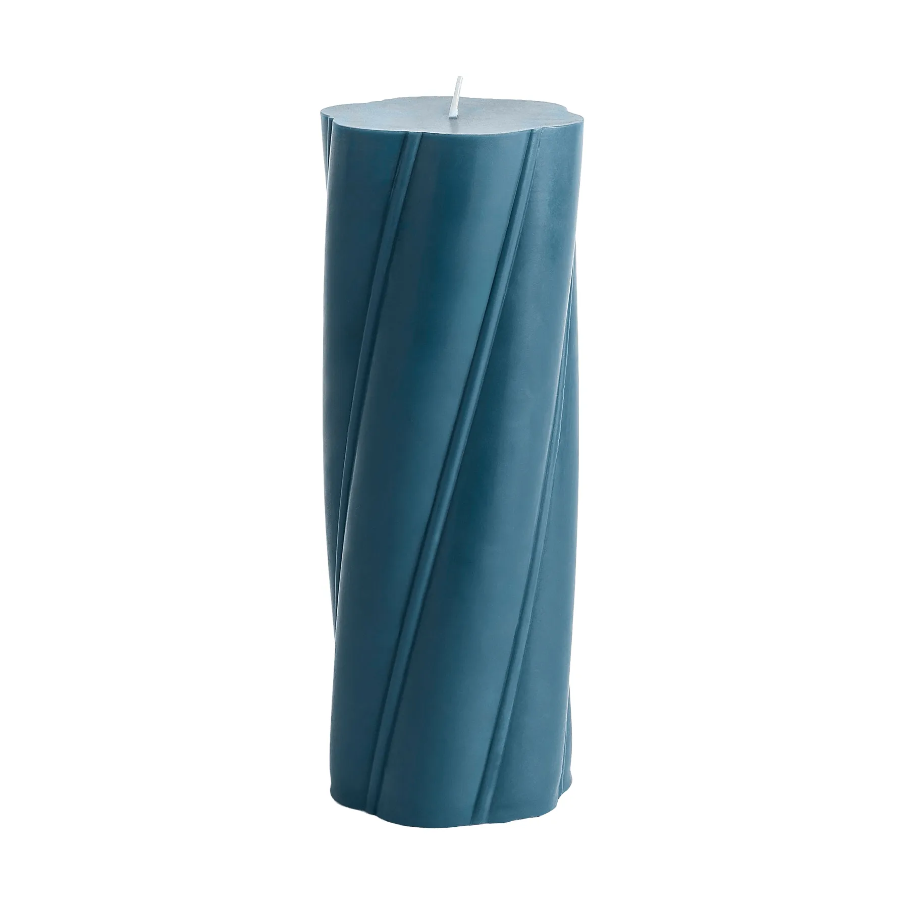 Soft Serve Candle Blockkerze, Dark teal, Ø9,5x24,5 cm HAY