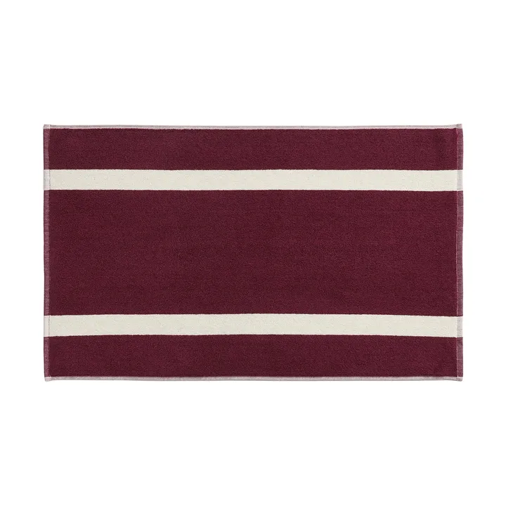 Stripe Badematte - Burgundy, 50x80 cm - HAY
