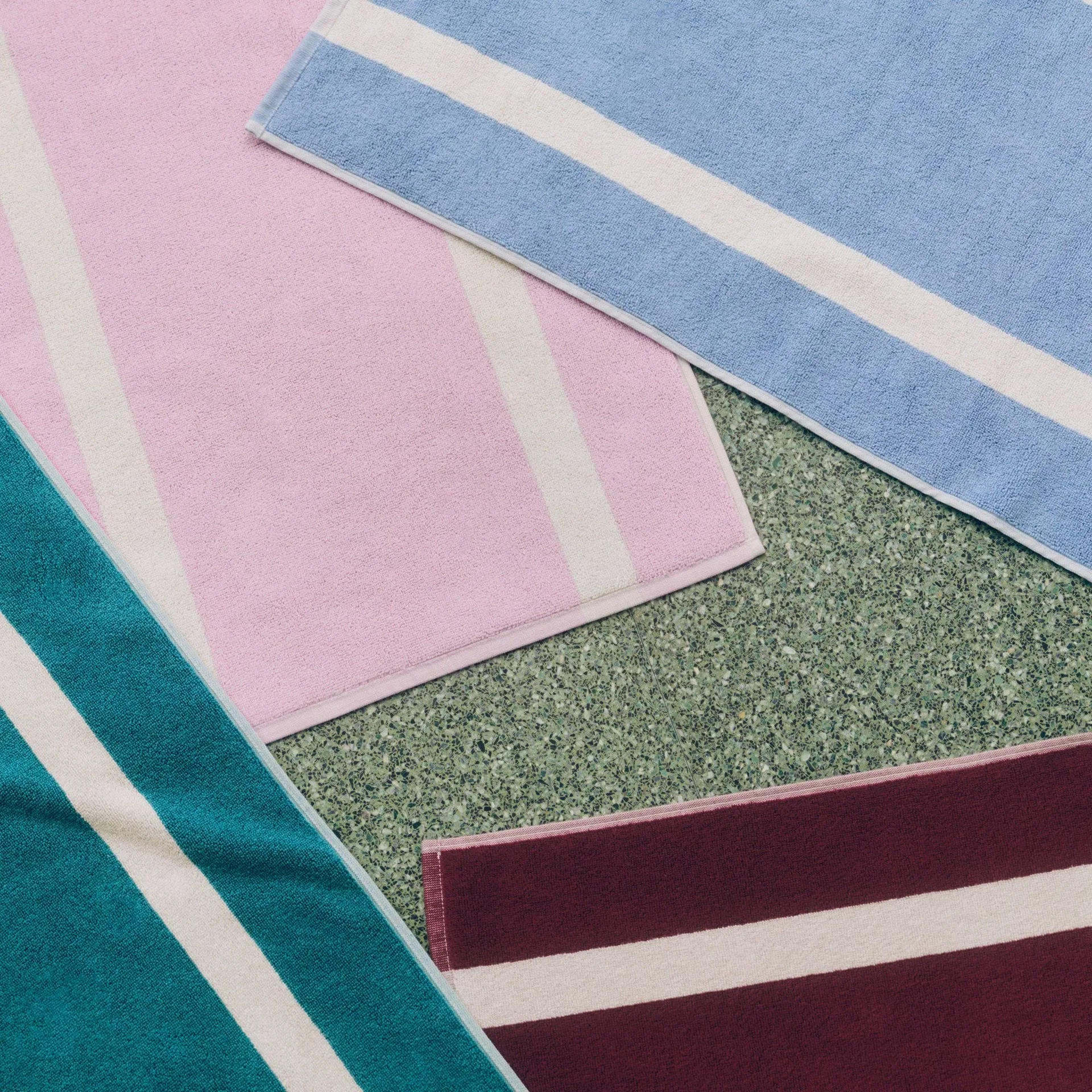 Stripe Badematte, Cool pink, 50x80 cm HAY