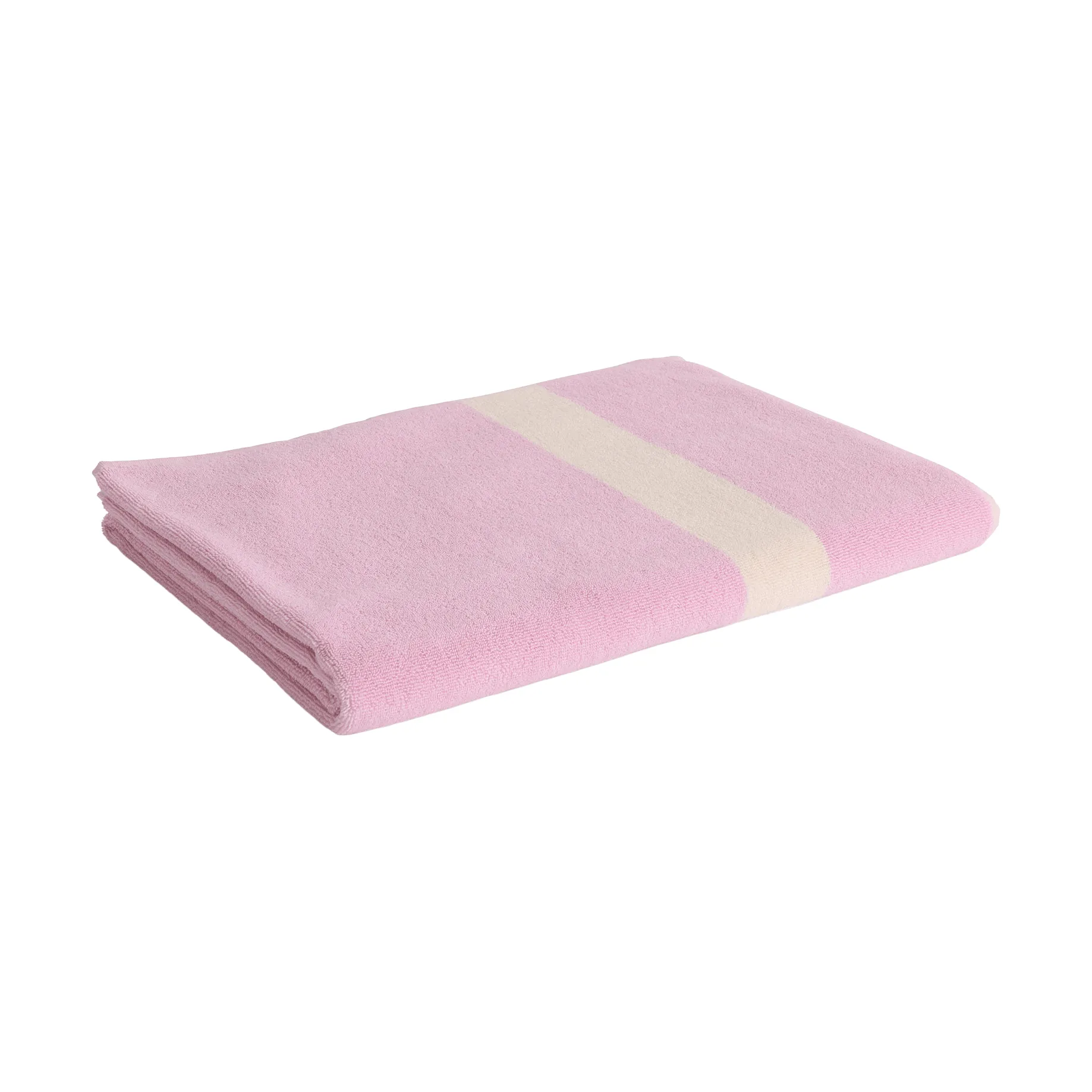 Stripe Handtuch, Cool pink, 100x150 cm HAY