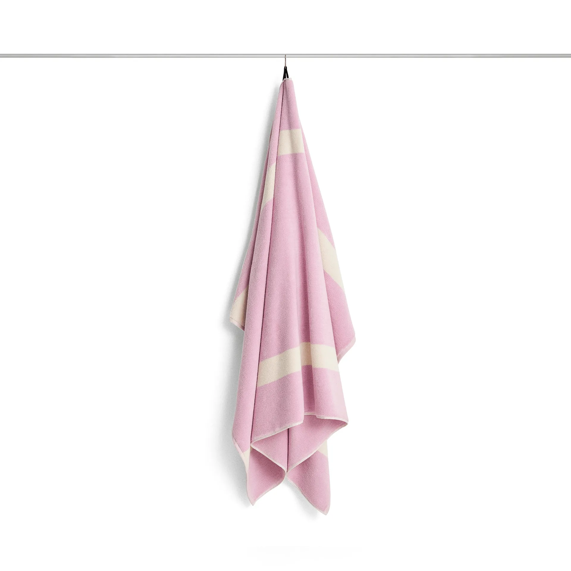 Stripe Handtuch, Cool pink, 100x150 cm HAY