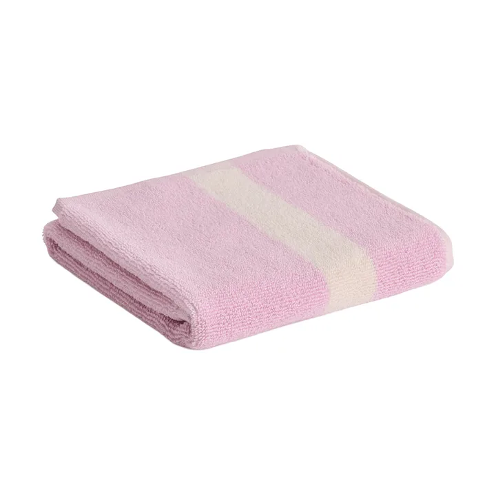 Stripe Handtuch - Cool pink, 40x60 cm - HAY