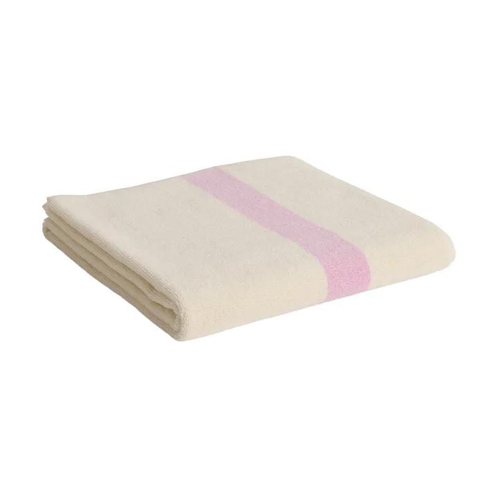 Stripe Handtuch - Cool pink, 70x140 cm - HAY