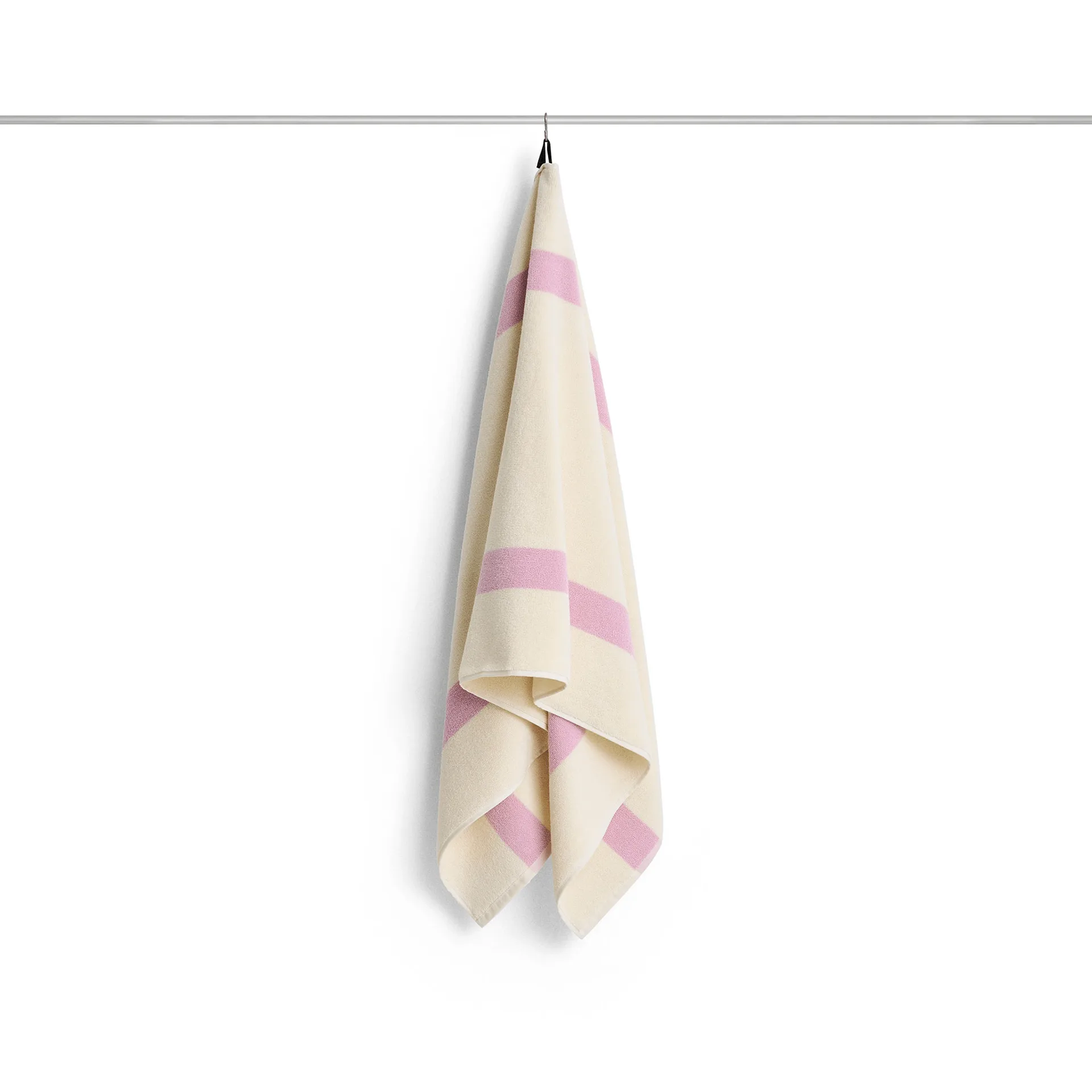 Stripe Handtuch, Cool pink, 70x140 cm HAY