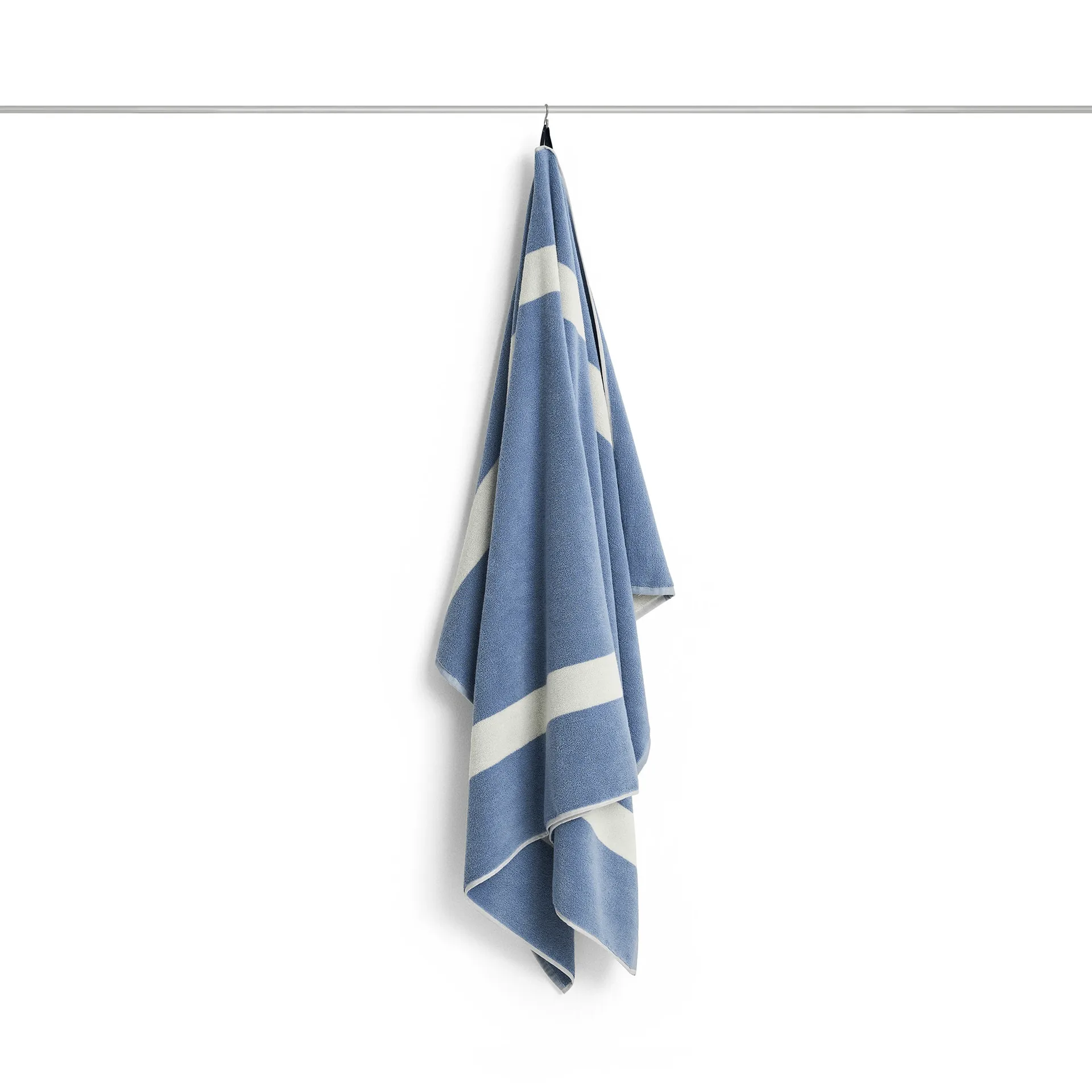 Stripe Handtuch, Dusty blue, 100x150 cm HAY