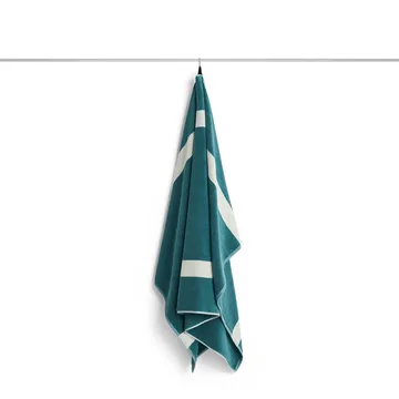Stripe Handtuch - Petrol blue, 100x150 cm - HAY