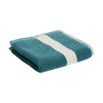 Stripe Handtuch - Petrol blue, 30x29 - HAY