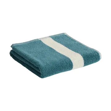 Stripe Handtuch - Petrol blue, 40x60 cm - HAY