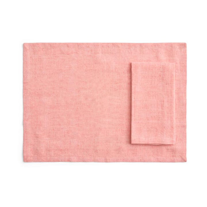 Tavolo Tischset/Serviette 4er-Pack - Soft coral - HAY
