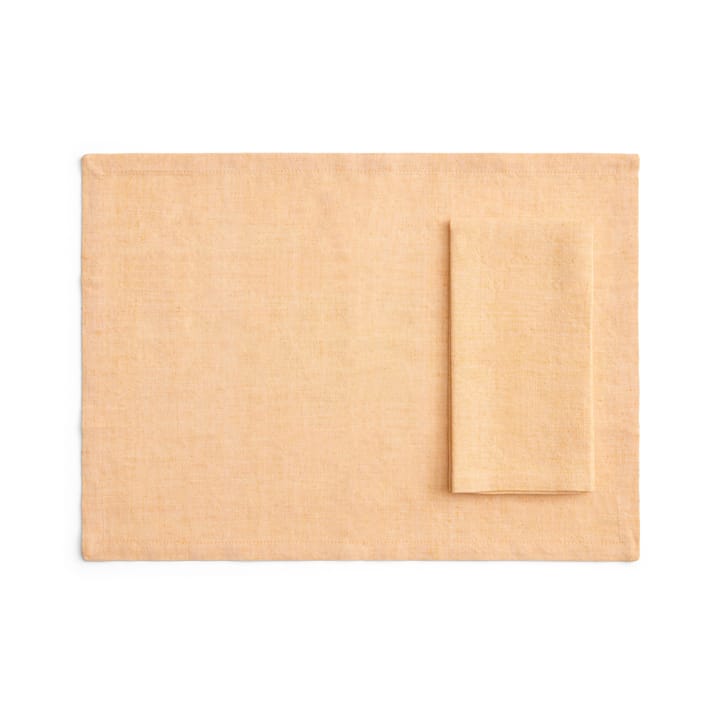 Tavolo Tischset/Serviette 4er-Pack - Soft orange - HAY