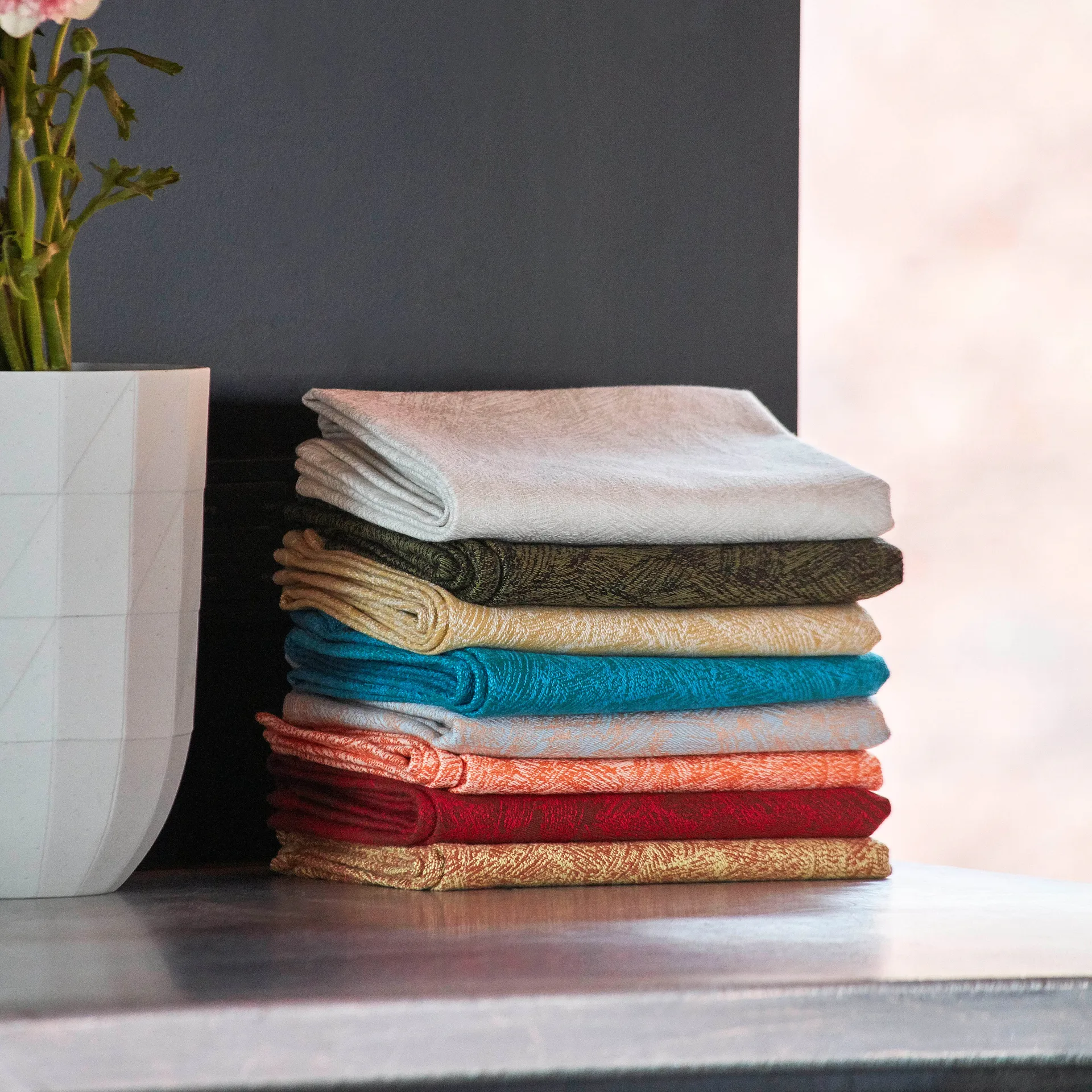 Tea Towel Ballpoint scribble Geschirrtuch 2er Pack, No 5 HAY