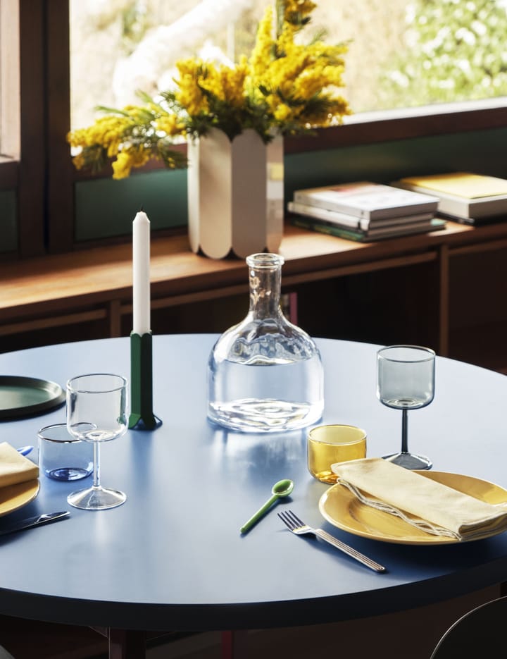 Tint Glas 20cl 2er Pack, Hellgelb-weißer Rand HAY