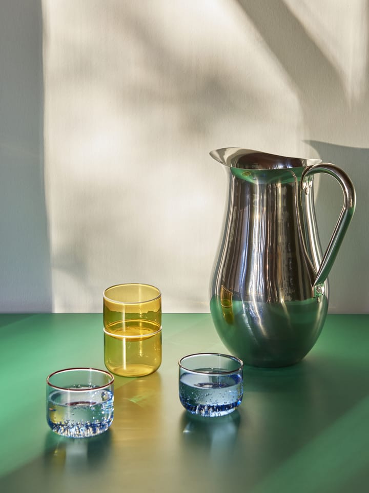 Tint Glas 20cl 2er Pack, Hellgelb-weißer Rand HAY