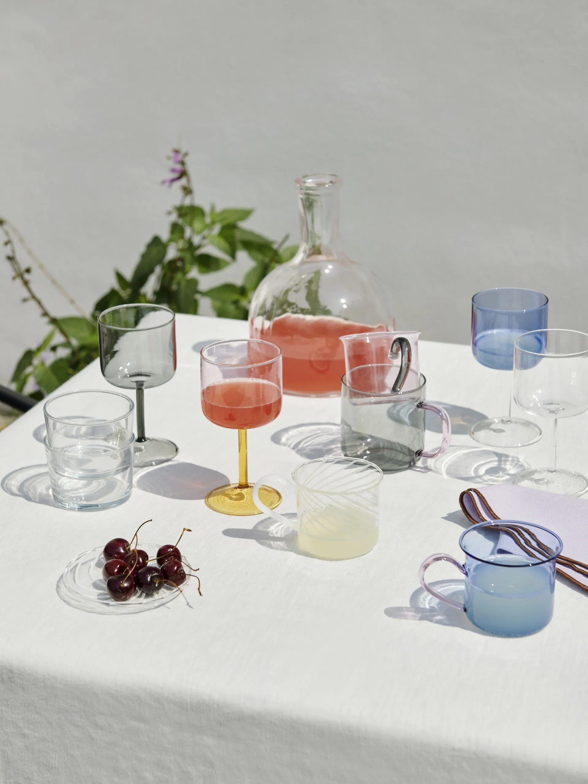 Tint Weinglas 25cl 2er-Pack, Klar HAY