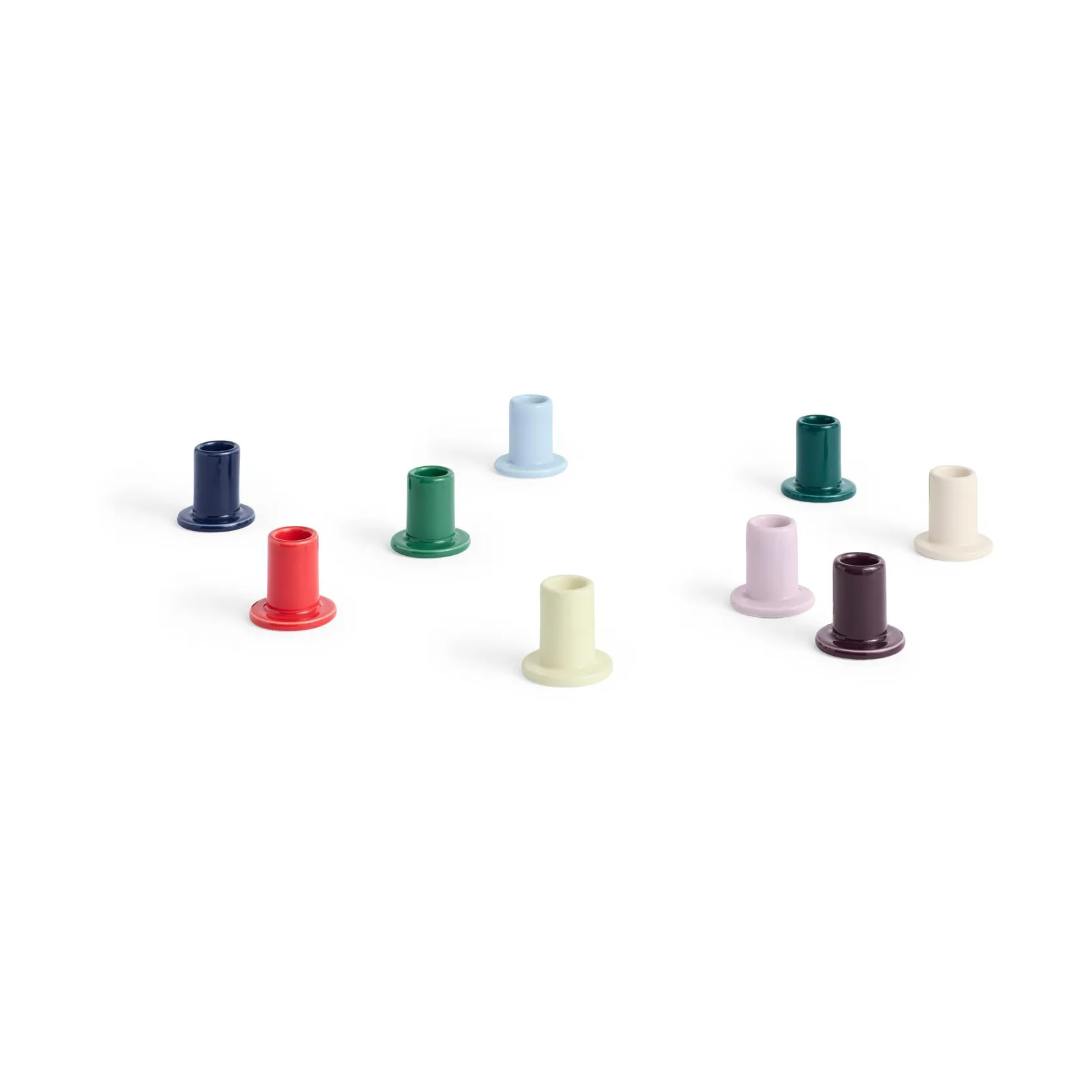 Tube Kerzenhalter 5cm, Rot HAY