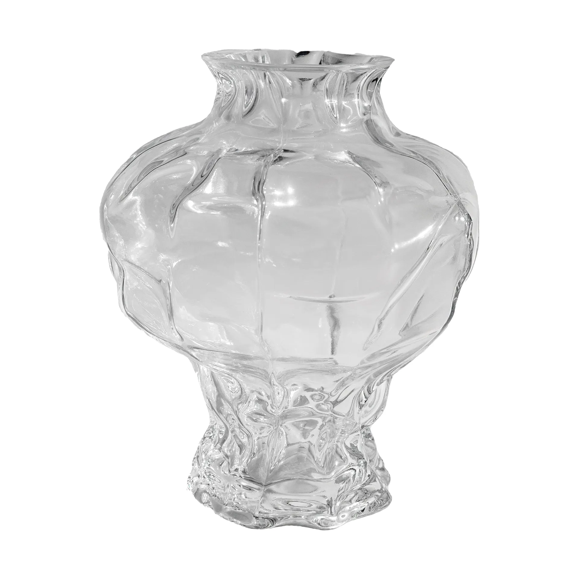 Ammonit Vase 30 cm, Clear Hein Studio