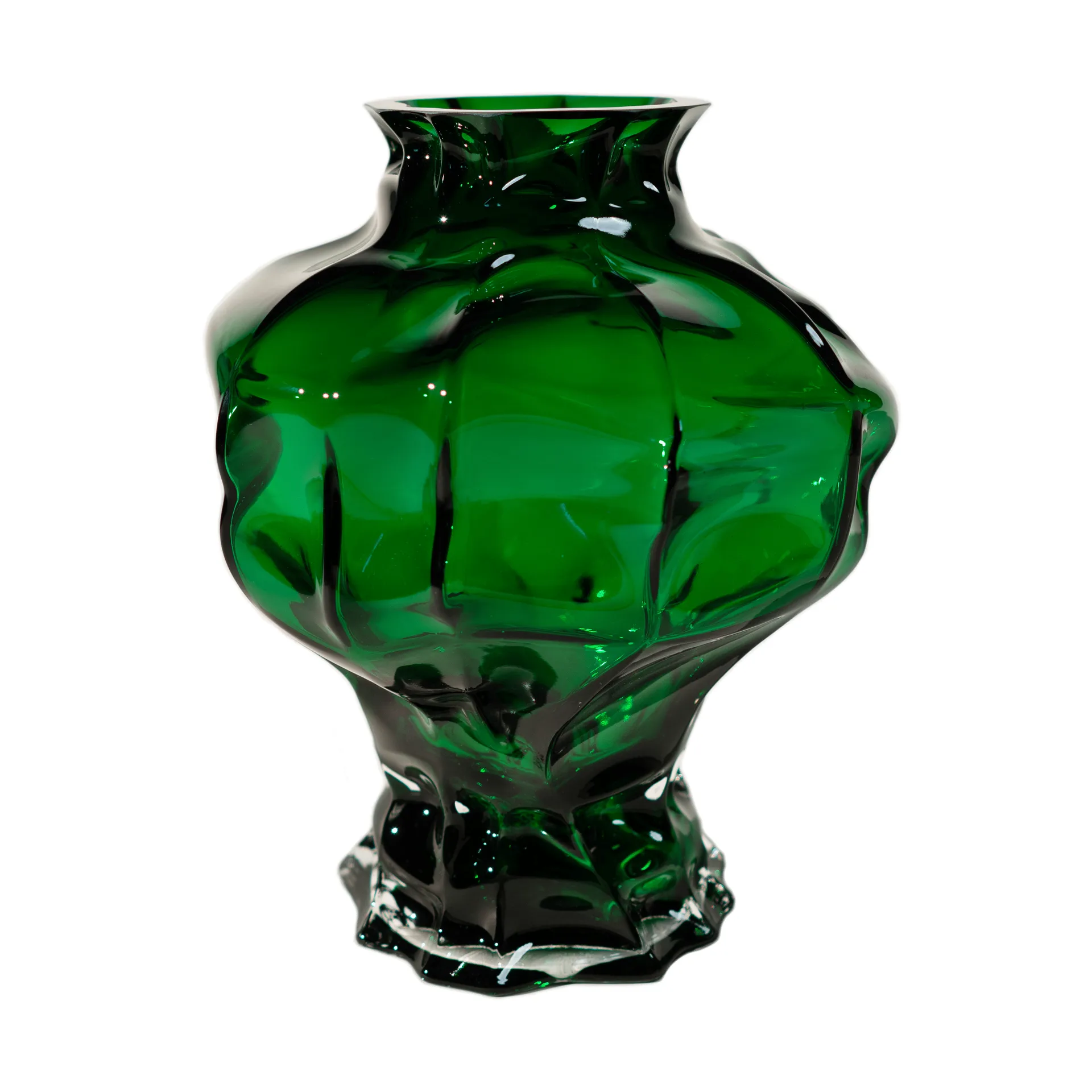 Ammonit Vase 30 cm, Green Hein Studio