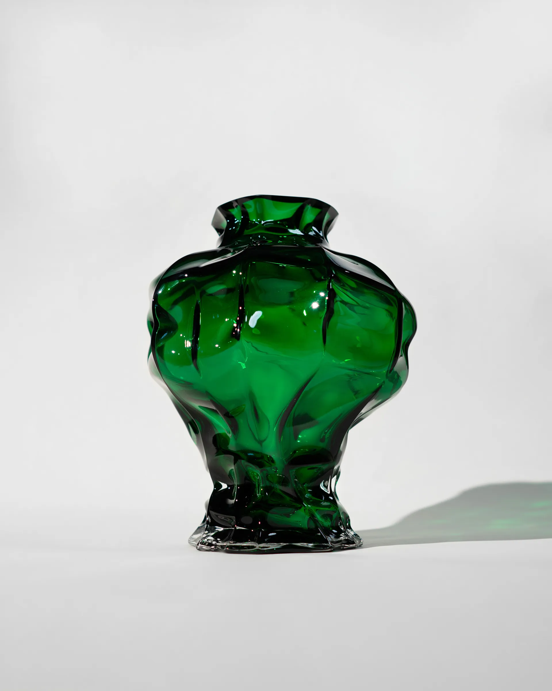 Ammonit Vase 30 cm, Green Hein Studio