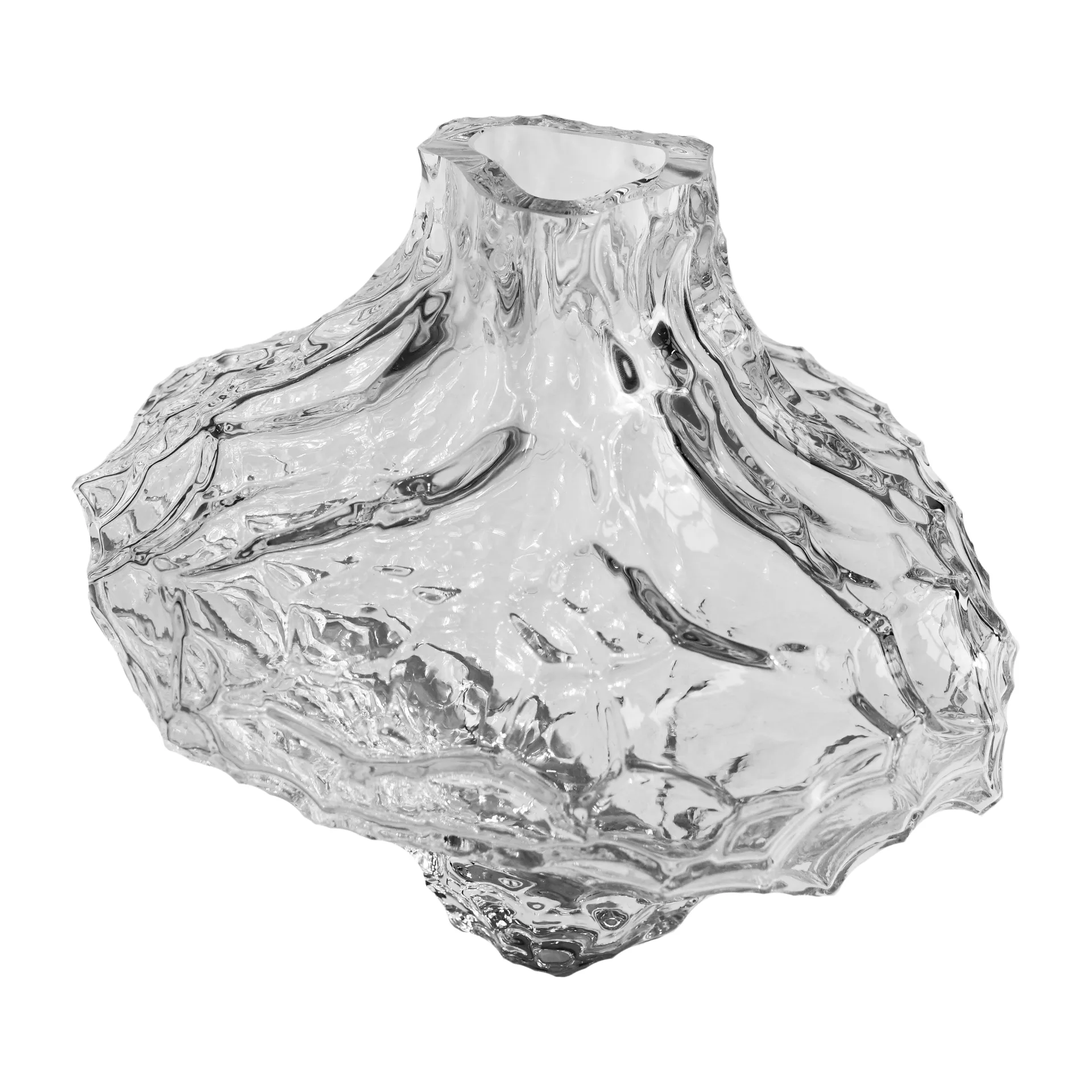 Canyon Large Vase 23 cm, Clear Hein Studio