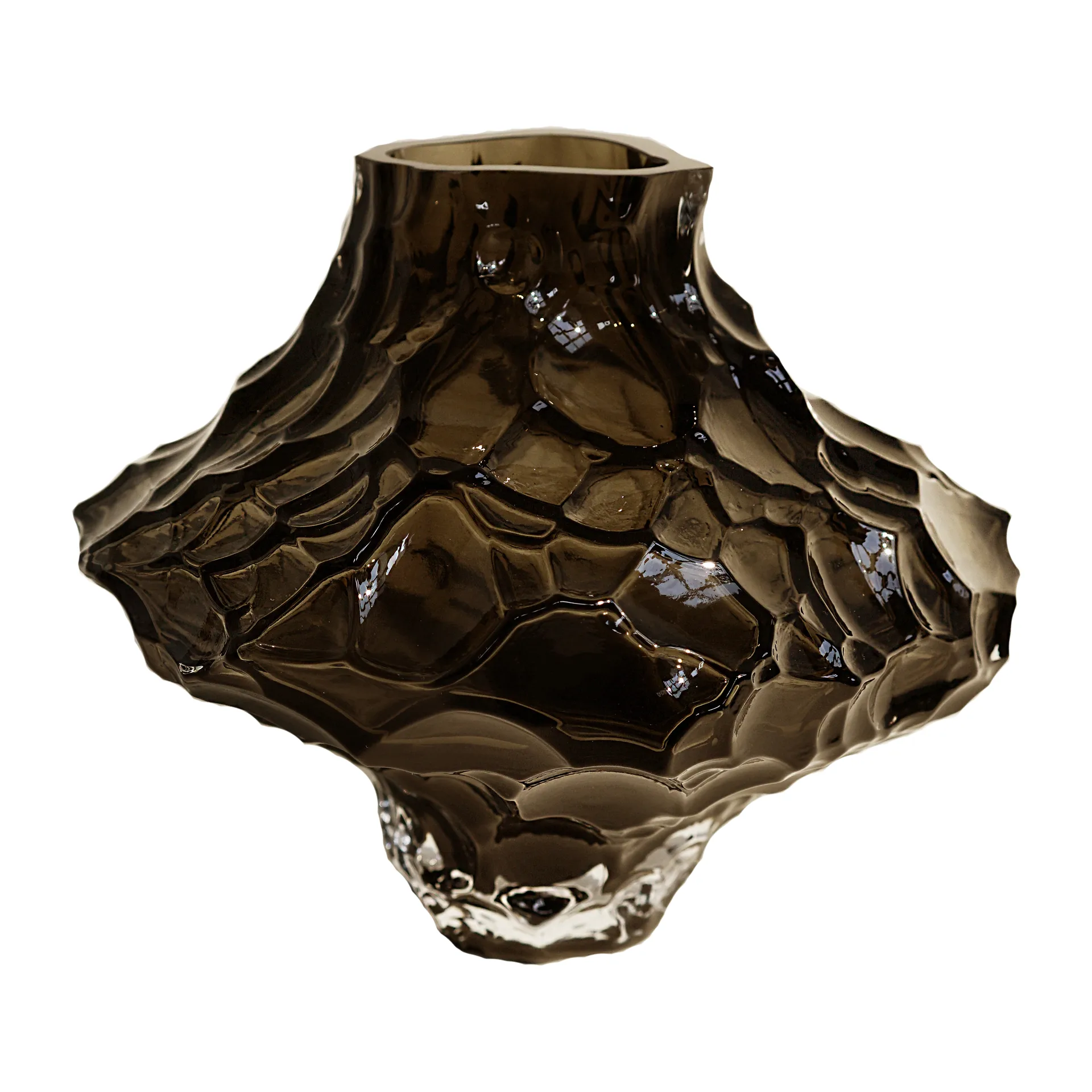 Canyon Large Vase 23 cm, New Smoke Hein Studio