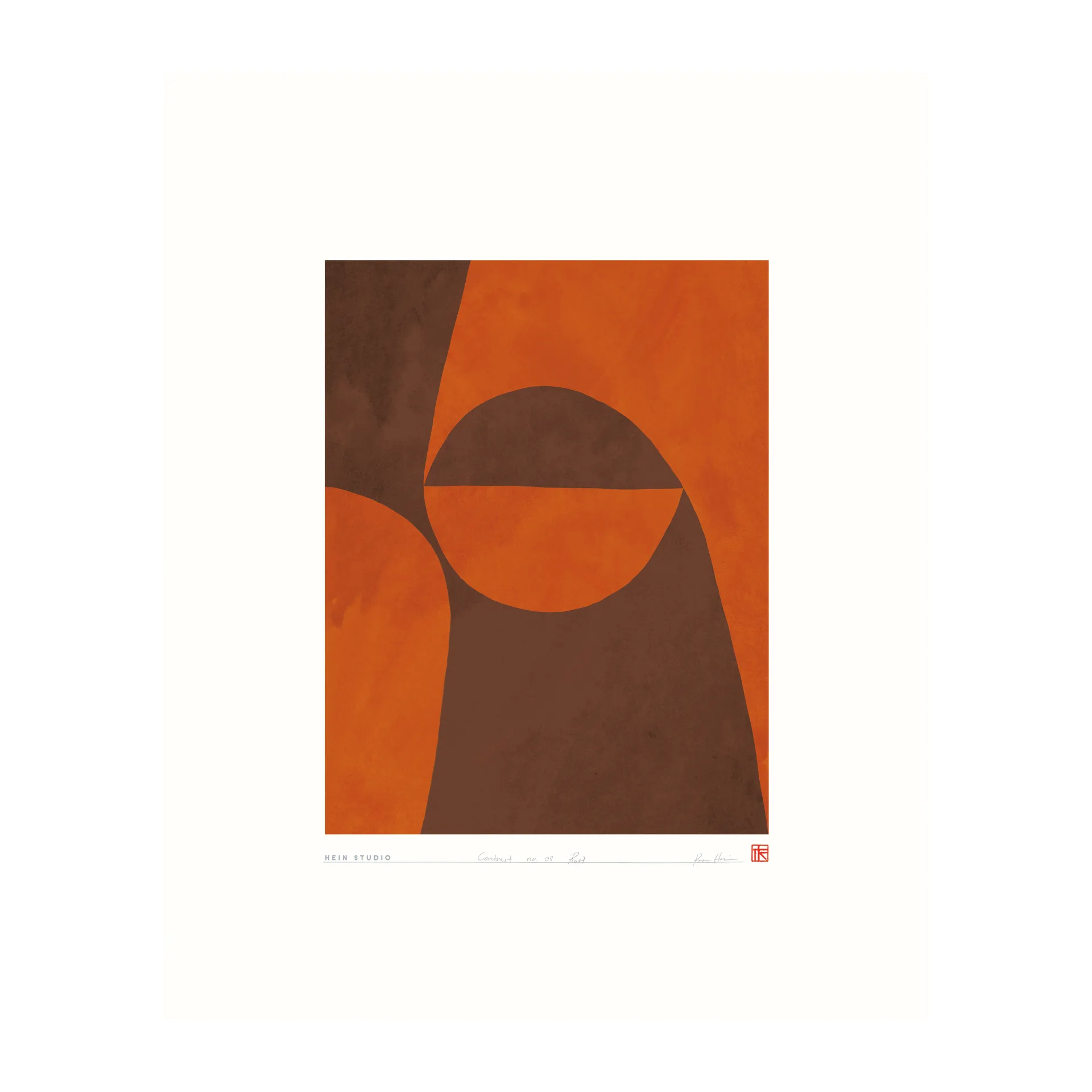 Contrast Poster 40 x 50 cm, No. 03 Hein Studio