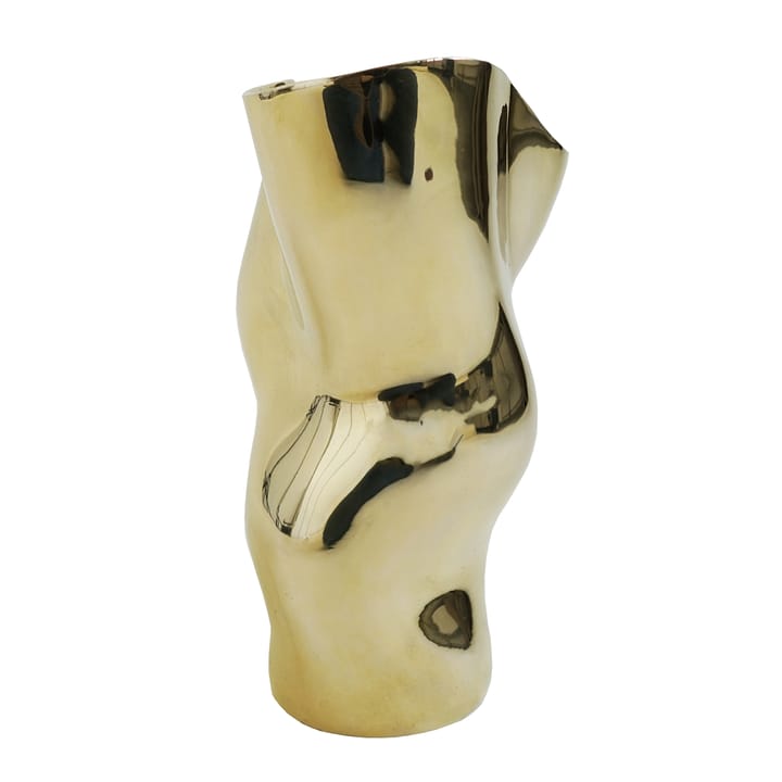 Ostrea 25 Vase, Brass Hein Studio