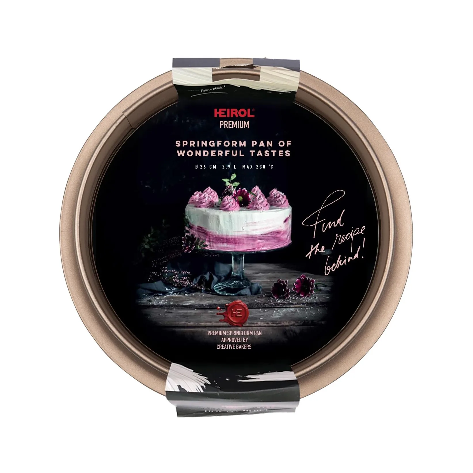 Heirol Springform Champagnerfarben, Ø26cm Heirol