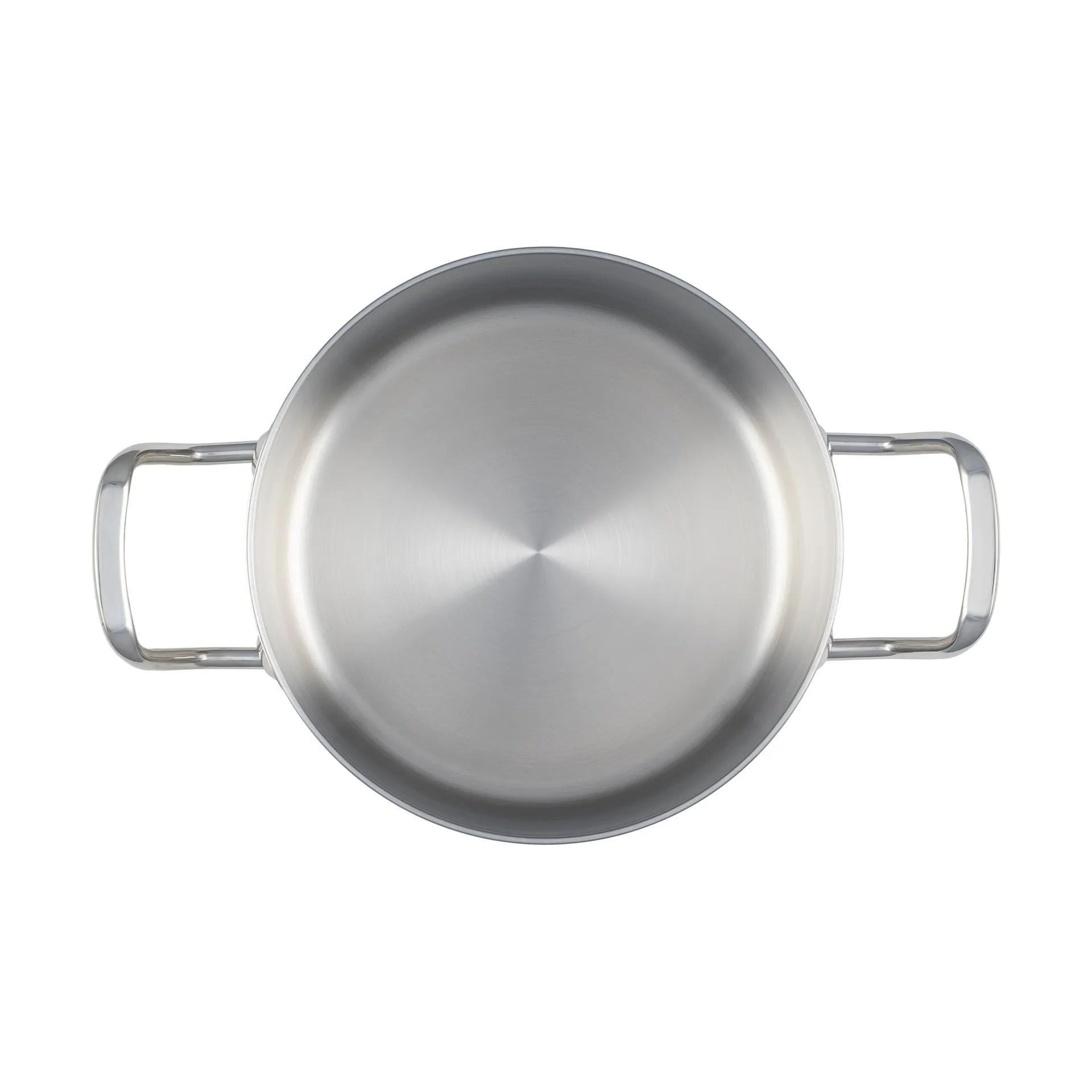 Heirol Steely Classic Triply Topf mit Deckel 3 Liter, Edelstahl Heirol