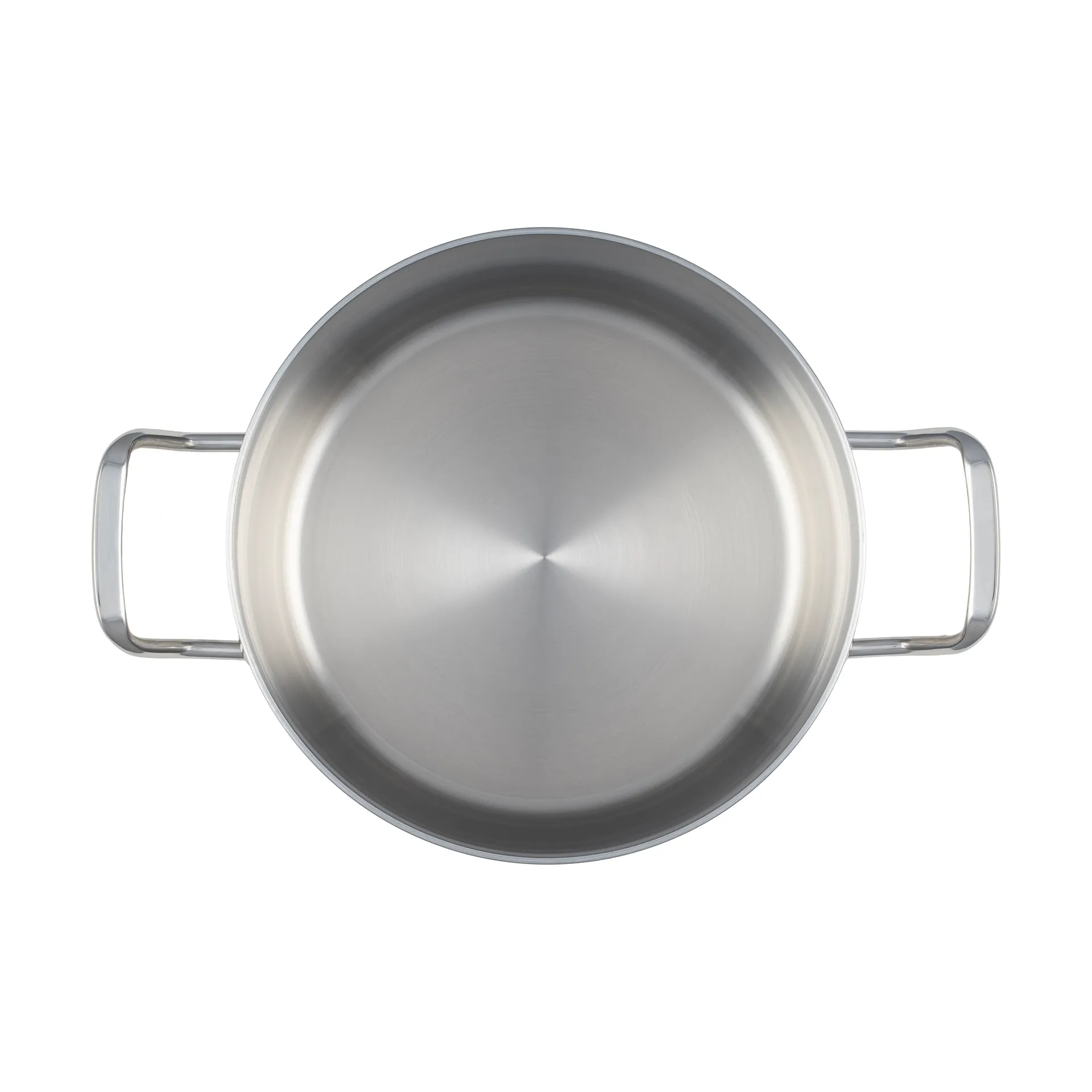 Heirol Steely Classic Triply Topf mit Deckel 5,5 Liter, Edelstahl Heirol