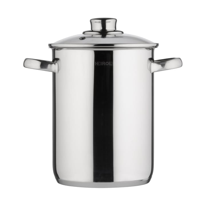 Heirol Steely Spargeltopf mit Einsatz - 4 Liter - Heirol