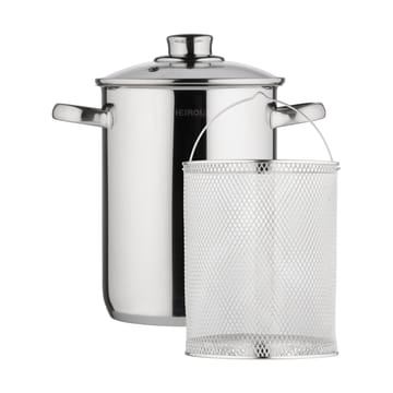Heirol Steely Spargeltopf mit Einsatz - 4 Liter - Heirol